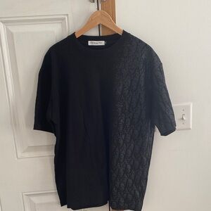 Dior Monogram Black Tee